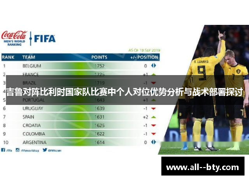 吉鲁对阵比利时国家队比赛中个人对位优势分析与战术部署探讨